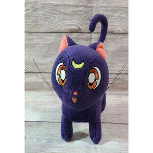 Sailor Moon Plush Luna Cat Stuffed Animal Purple Great Eastern Entertainment 7"